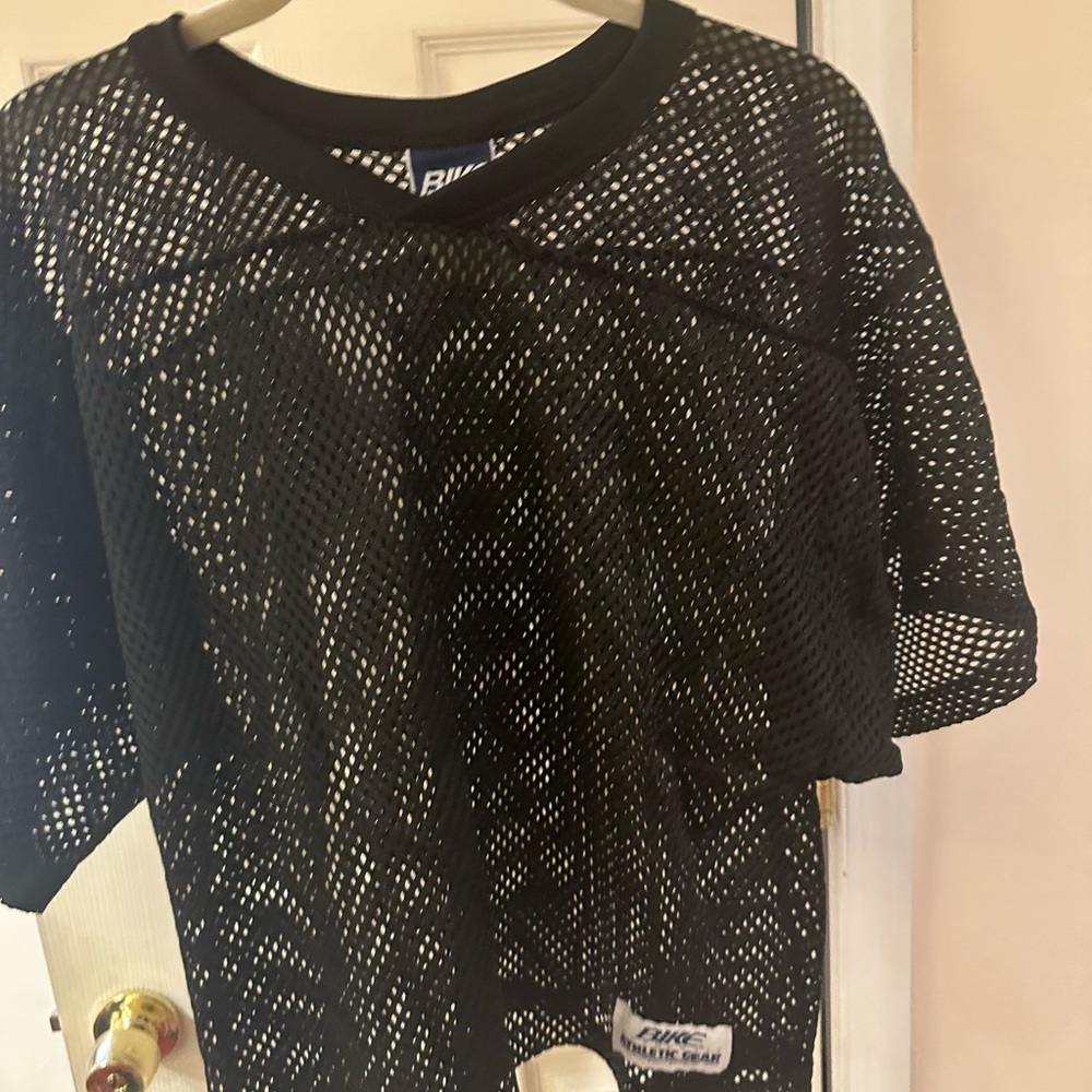 Black Mesh Shirt